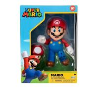 Jakks Pacific Super Mario con Fungo rosso 10 cm