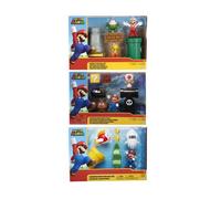 Jakks Pacific Super Mario Set Diorama Collina Switchback
