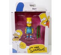 The Simpsons Camicia blu Bart da 12,7 cm con skateboard W4