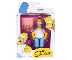 Jakks Pacific The Simpsons Wave 2 Homer Con Ciambelle Figure 5" Nuovo Sigillato