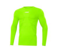 Jako 6455 Comfort 2.0 - Maglia Intimo Donna Manica Lunga, Verde Fluo, 3XS