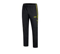 JAKO 6519 - Pantaloni da Donna Striker 2.0, Colore: Blu Marino/Giallo Fluo, Taglia 48
