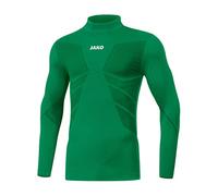 Jako 6955 Comfort 2.0 - Maglia da Bambino con Collo Alto, Verde, Taglia XS