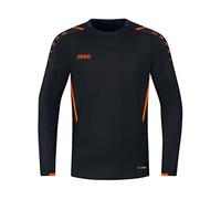 JAKO 8821 - Felpa Unisex per Bambini, Unisex - Bambini, Maglia di Tuta, 8821, Nero/Arancione Fluo, 116