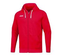 JAKO Base, con Cappuccio. Uomo, Colore: Rosso, 4XL