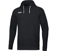 JAKO Base Felpa con Cappuccio, Nero, XL Uomo