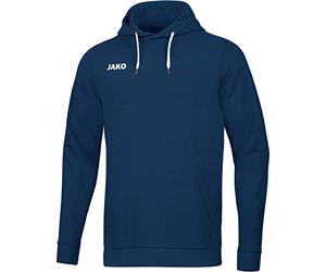 JAKO Base, Felpa con Cappuccio Uomo, Blu Marino, S