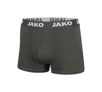 JAKO - Boxer da Uomo, 2 pz, Uomo, 6204, Anthrazit, M
