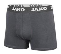 JAKO - Boxer da Uomo, 2 pz, Uomo, 6204, Anthrazit, S