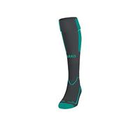 JAKO Calzettoni unisex Lazio, Unisex - Adulto, Calzettoni, 3866, antracite/turchese, 4 (39-42)