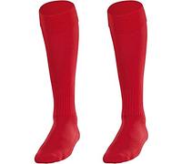 Jako, Calzettoni Uomo Uni 2.0 Senza Logo, Rosso (Rot), 27-30