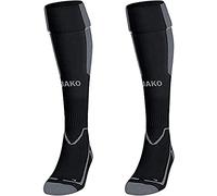 Jako Calzine da calcio Lazio Unisex, Multicolore (Nero/Grigio), 3 (35-38)