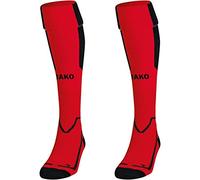 Jako Calzine da calcio Lazio Unisex, Multicolore (Rosso/Nero), 4(39-42)