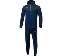 JAKO Champ 2.0 con Cappuccio, Tuta in Poliestere Uomo, Blu Marino/Blu Scuro, 3XL