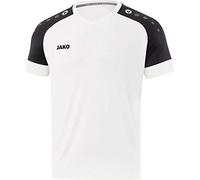 JAKO Champ 2.0 KA, Maglietta Uomo, Bianco/Nero, M