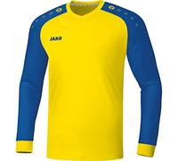 JAKO Champ 2.0 LA, Maglietta Bambini, Citro/Sportroyal, 140