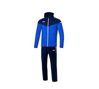JAKO Champ 2.0 mit Kapuze, Tuta da Presentazione Unisex-Bambini, Blu Royal/Blu Marino, 164