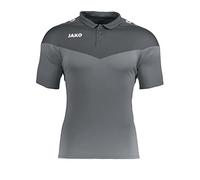 JAKO Champ 2.0 - Polo da Uomo, Uomo, Polo, 6320, Grigio Pietra/Antracite Chiaro, L