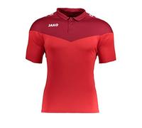 JAKO Champ 2.0 - Polo da Uomo, Uomo, Polo, 6320, Rosso/Bordeaux, 3XL