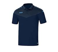 JAKO Champ 2.0, Polo Unisex-Bambini e Ragazzi, Blu Marino/Blu Scuro, 164