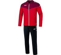 JAKO Champ 2.0, Tuta da Presentazione Donna, Rosso/Bordeaux, 42