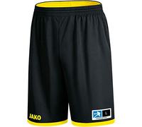 JAKO Change 2.0, Pantaloncini reversibili. Uomo, Nero/Citro, M