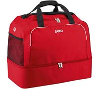JAKO Classica, Borsa Sportiva a Tinta Unita Unisex-Adulto, Colore: Rosso, 50 cm