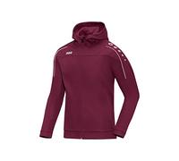JAKO Classico, Giacca con Cappuccio Donna, Bordeaux, 42