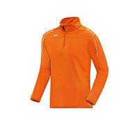 JAKO Classico, ziptop da Allenamento Uomo, Arancia, XL