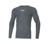 JAKO Comfort 2.0, Maniche Lunghe. Uomo, Grigio Pietra, XL