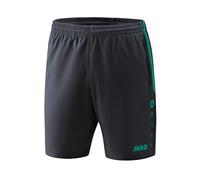JAKO Competition 2.0, Pantaloncini Donna, Antracite/Turchese, 34-36