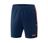 JAKO Competition 2.0, Pantaloncini Donna, Navy/Flame, 34-36