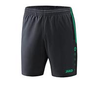 JAKO Competition 2.0 Pantaloncini Uomo, Multicolore (Antracite/Turchese), S