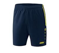 JAKO Competition 2.0 Pantaloncini Uomo, Multicolore (Marine/Neon giallo), L