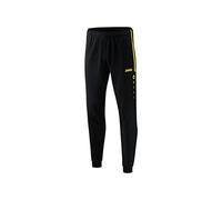 JAKO Competition 2.0 - Pantaloni in Poliestere, Unisex, 9218, Nero/Giallo Fluo, XXL