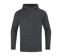 JAKO Felpa con Cappuccio PRO Casual, Grigio Cenere, XL Uomo
