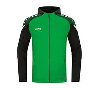 JAKO Giacca con cappuccio da uomo, modello Performance, arancione fluo/bianco/marino, M, 6897