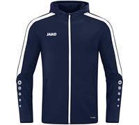 JAKO Giacca con Cappuccio Power, Blu Marino, XXL Uomo
