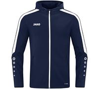 JAKO Giacca con Cappuccio Power, Blu Marino, XXL Uomo