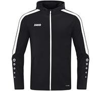 JAKO Giacca con Cappuccio Power, Nero, M Uomo