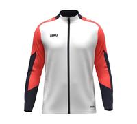 JAKO Giacca da bambino in poliestere Dynamic, bianco/corallo/blu marino, 128