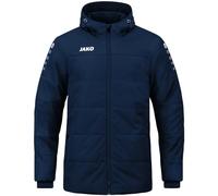 JAKO Giacca da Coach Team con Cappuccio Allenatore, Blu Marino, 3XL Uomo