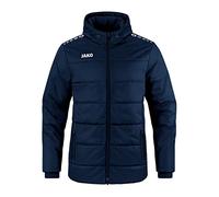 JAKO Giacca da Coach Team con Cappuccio Allenatore, Blu Marino, XXL Uomo