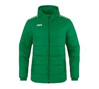 JAKO Giacca da Coach Team con Cappuccio Allenatore, Verde Sportivo, XXL Uomo