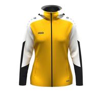 JAKO Giacca da donna con cappuccio Dynamic, giallo/bianco/nero, XL