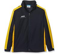 JAKO Giacca da Presentazione Striker per Bambini, Bambini, Präsentationsjacke Striker, Marine/Gelb