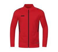 JAKO Giacca in Poliestere Challenge, Rosso/Nero, L Uomo