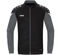 JAKO Giacca in Poliestere Performance, Nero/Antracite Chiaro, XL Uomo