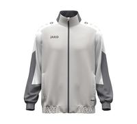 JAKO Giacca unisex Dynamic, grigio chiaro/bianco/grigio, L