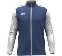 JAKO Giacca unisex in poliestere Dynamic, blu notte/bianco/grigio chiaro, 3XL